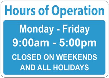 Tony's Plumbing Hours of Operation Image